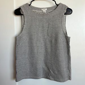 Knit Blue & White JCrew Blouse